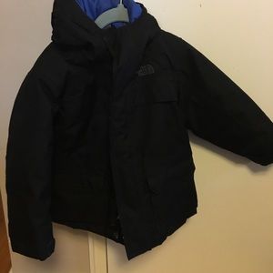 The North face down jacket.